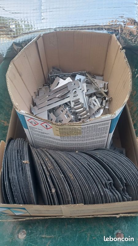 Lot Clips de bordure latérale et disques ETERNO IVICA pour terrasse sur plots (image 2)