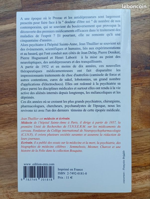 Jean Thuillier - Les dix ans qui ont changé la folie, la dépression et l'angoisse (image 3)