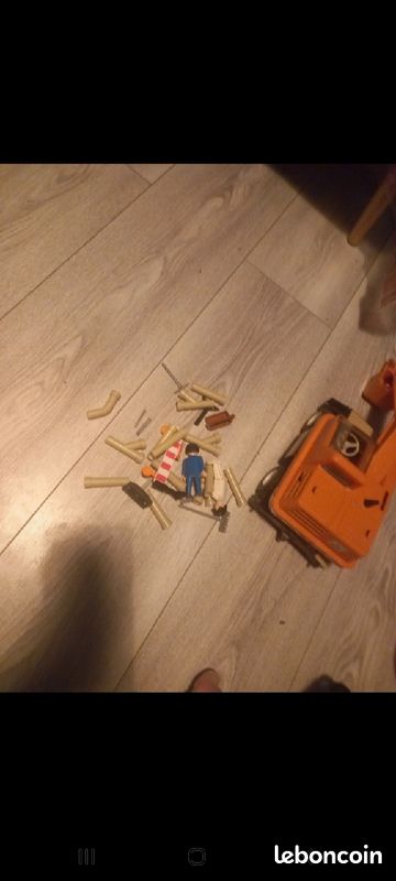 Pelleteuse orange playmobil de 1979 (image 2)