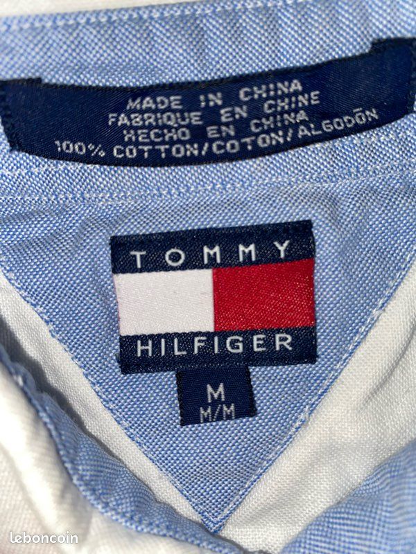 Chemise Tommy Hilfiger — Blanche — Taille M — Très bon état (image 2)