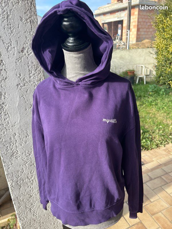 Caisse 15) sweat-shirt Capuche Femme KIABI taille M Myrtille