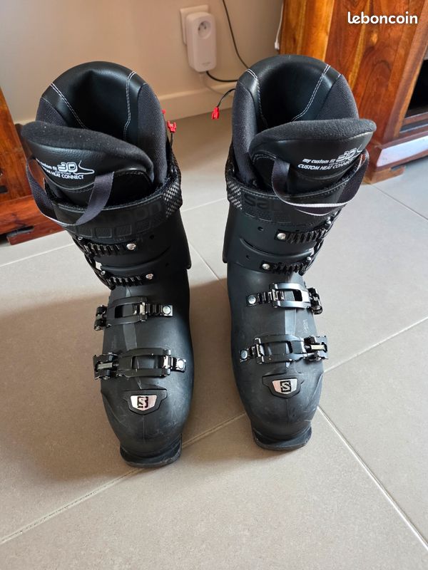 chaussures de ski salomon x fit fusion chaussures de ski SALOMON MISSION 4, XFit fusion comfort, micro, macro,  black/grey/red