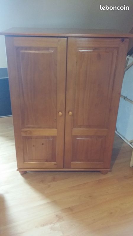 Armoire penderie pin massif REDMOND (image 2)