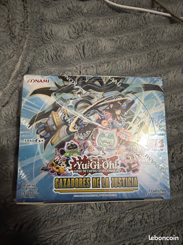 Boîte de boosters Yu-Gi-Oh Cazadores de la Justicia - Scellée (24 boosters) (image 1)