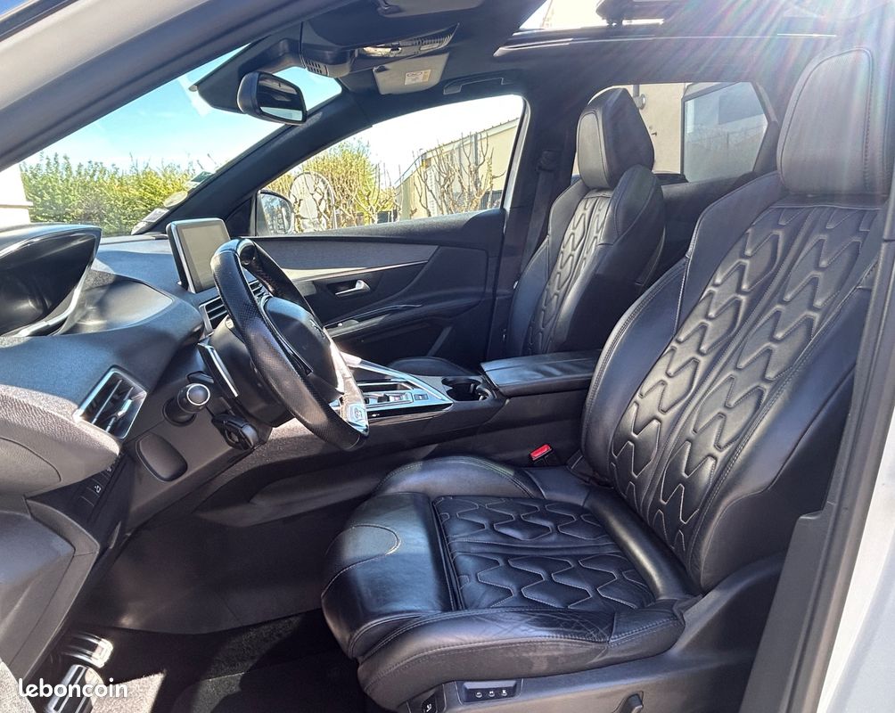 Peugeot 3008 generation-ii 2.0 bluehdi 180 gt bva- moteur changé/sieges cuir/to/ (image 10)