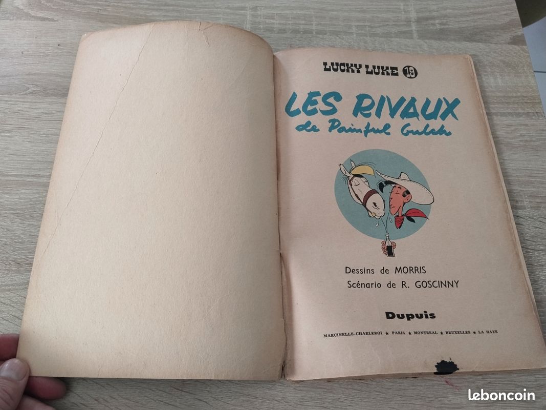 Lucky Luke les rivaux de Painful Gulch EO 1962 (image 4)