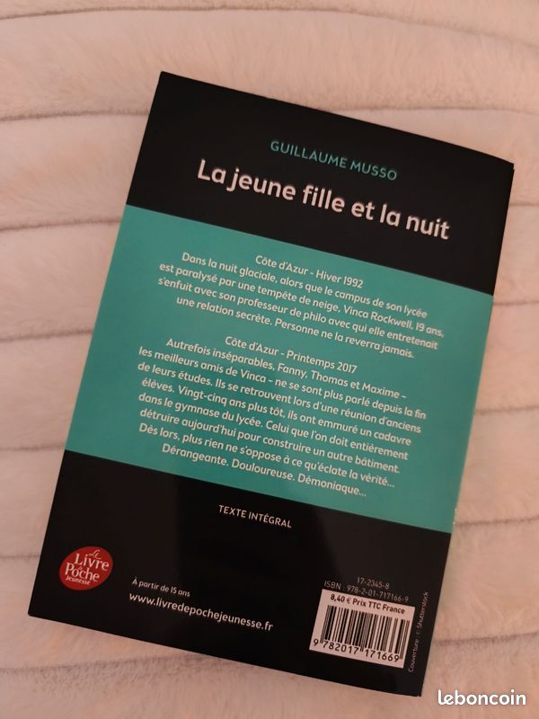LIVRE La jeune fille et la nuit Neuf (image 3)