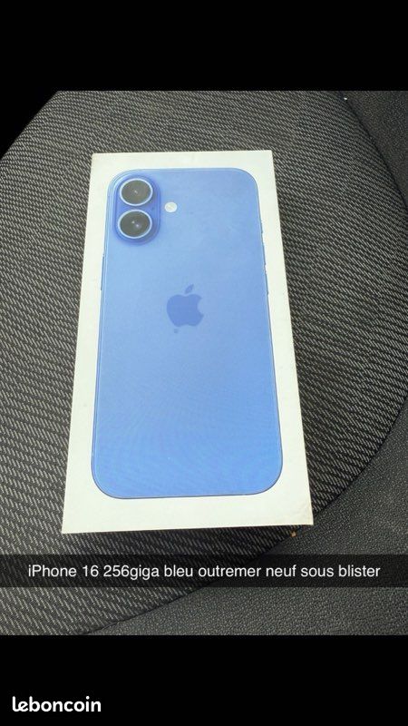 IPhone 16 256Gb Bleu Outre-mer (image 1)