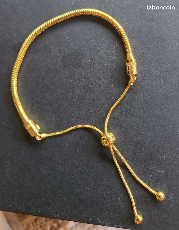 Bracelet Pandora doré (image 2)