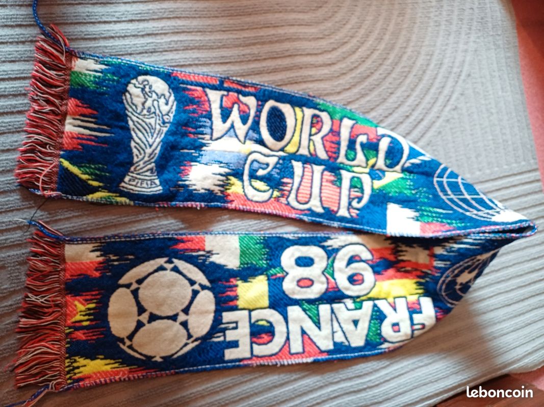 Écharpe France 98 Vintage - Coupe Du Monde - Football - Scarf - Unisexe