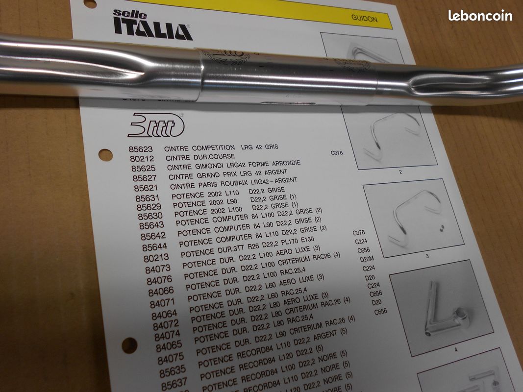 NOS Guidon Cintre 3t 3ttt Bio Quartetto CLM TT BIKE