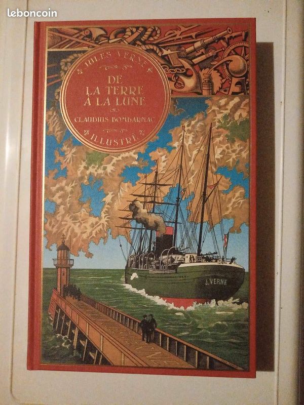 Jules Verne "De la terre à la lune" Claudius Bombarnac (image 1)