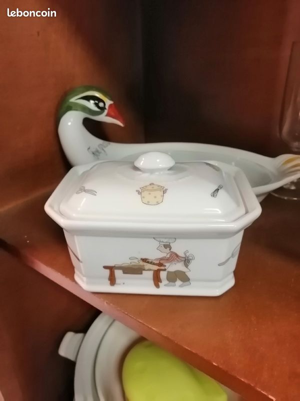 Service à foie gras porcelaine (image 2)