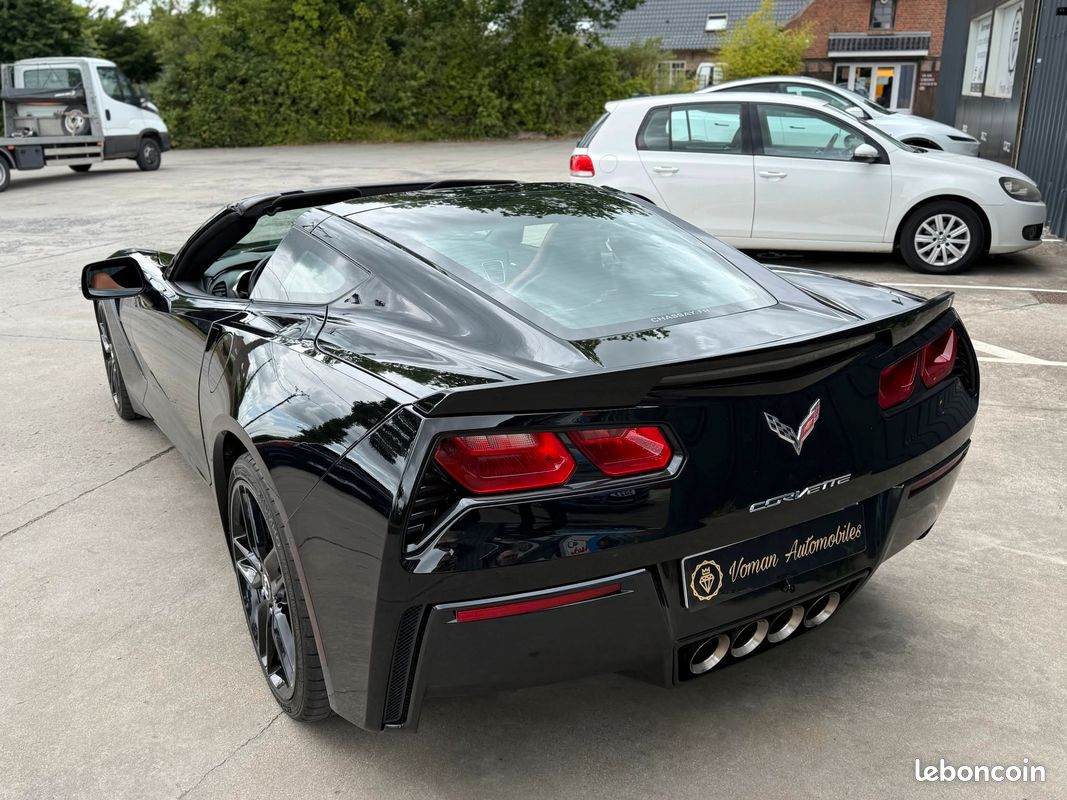 CHEVROLET CORVETTE COUPE Targa C7 Stingray 6.2 V8 466ch BVM7 3LT (image 2)