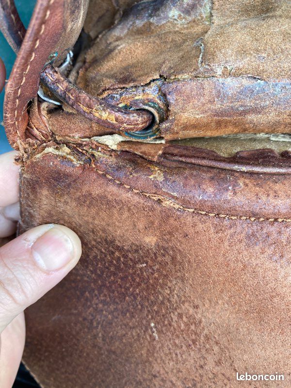 Sac a dos vintage cuir (juliette) (image 6)