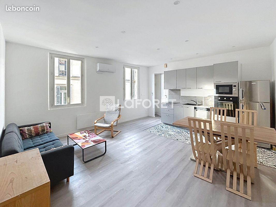 Appartement 3 pièces 57 m² · à Marseille · 57 m² · 1 100 €/mois