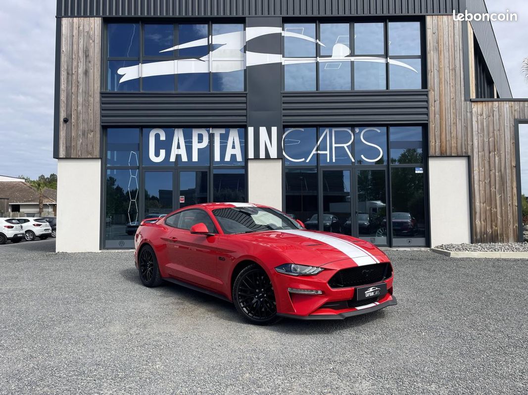 Ford mustang 5.0 v8 450 ch fastback coupe gt ph 2 recaro-fr-garantie 12 mois- (image 1)