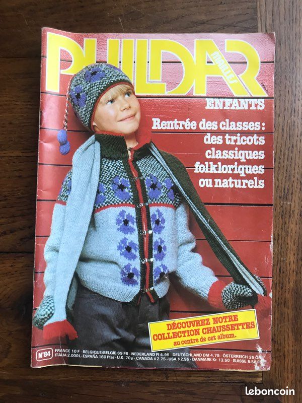 Catalogue Phildar Mailles Enfants 1982 - 49 Modèles De Tricots Rentrée Des Classes - Occasion