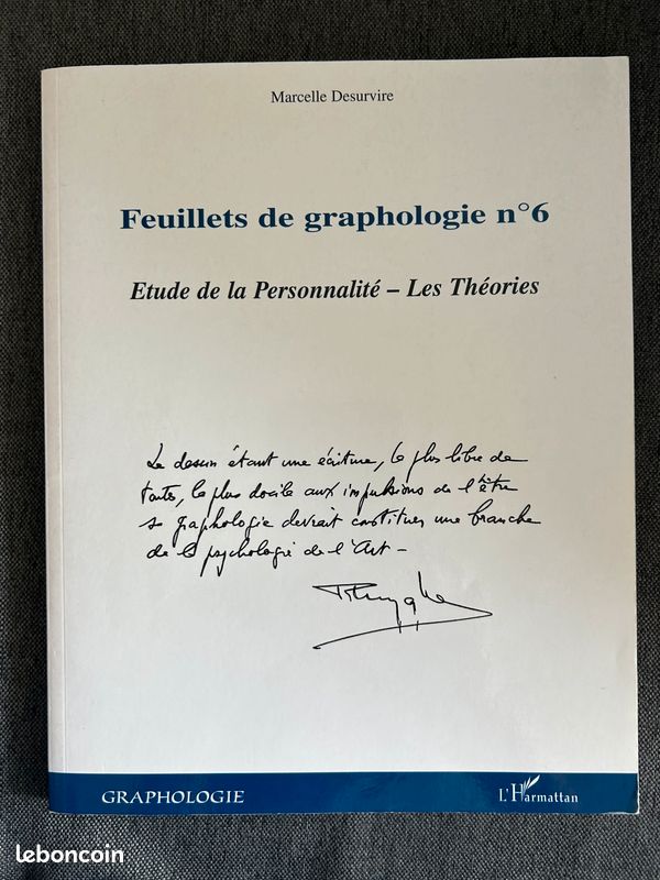 Feuillets de graphologie Marcelle Desurvire (image 6)
