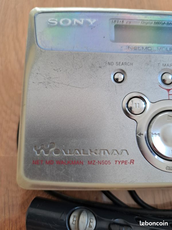 LECTEUR/ENREGISTREUR NET MINI-DISQUE argent Sony MZ-N520 MD Walkman DÉFAUT AUCUNE ALIMENTATION