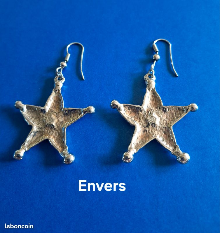 Ensemble bijoux fantaisie en métal argenté pour femme (image 9)