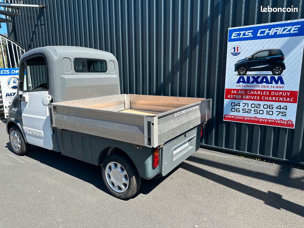 Camion aixam d-truck 70-80km/h 1iere main chez ets chaize des 16 ans avec permis b1 livraison a domicile dans toute la france (image 2)