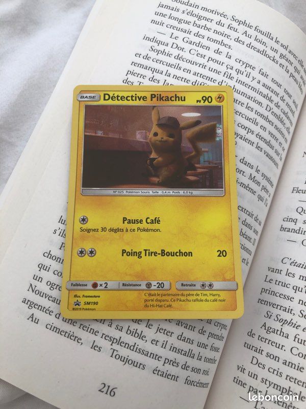 Carte Pokémon détective pikachu PM190 (image 1)