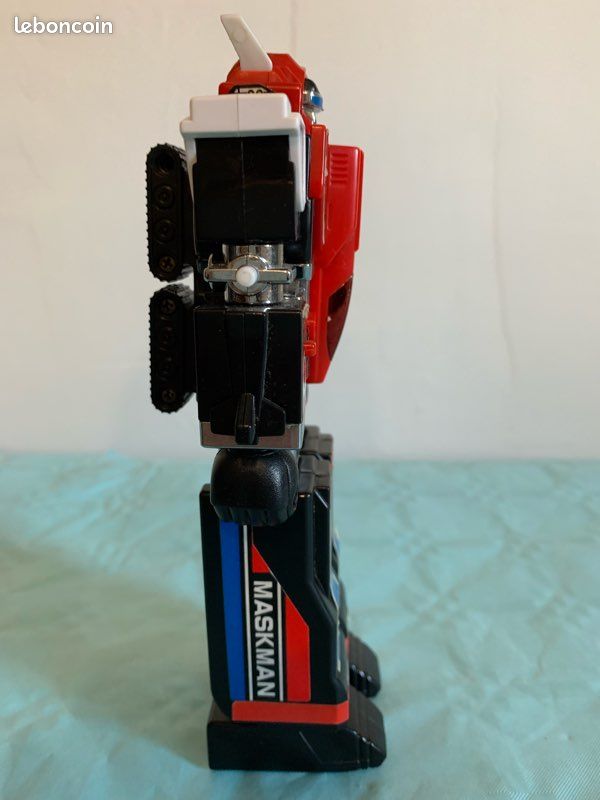 1987 Génération Goldorak Bioman Maskman – Moto Bleue Bandai – Carte Française – Jouet Miniature