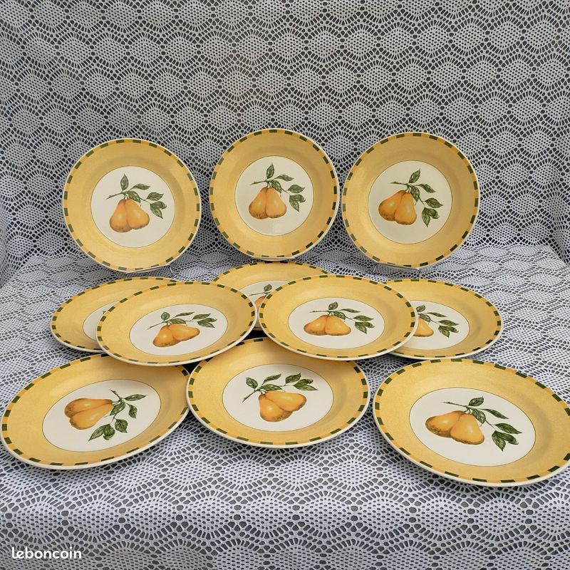 Assiettes plates anglaises Churchill (image 5)