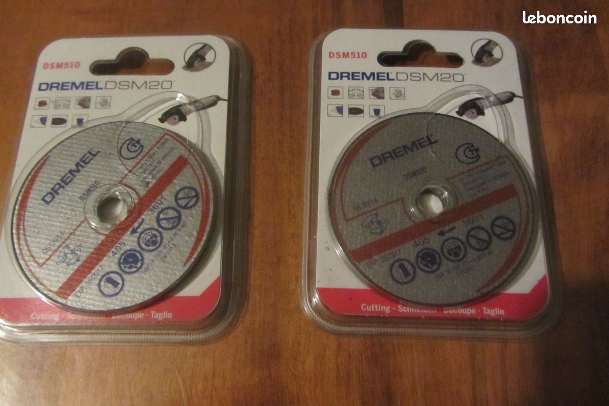 2 pack disque DREMEL a tronconné 2 x 3 pièces neuf emballé de 77 mm de diametre (image 1)