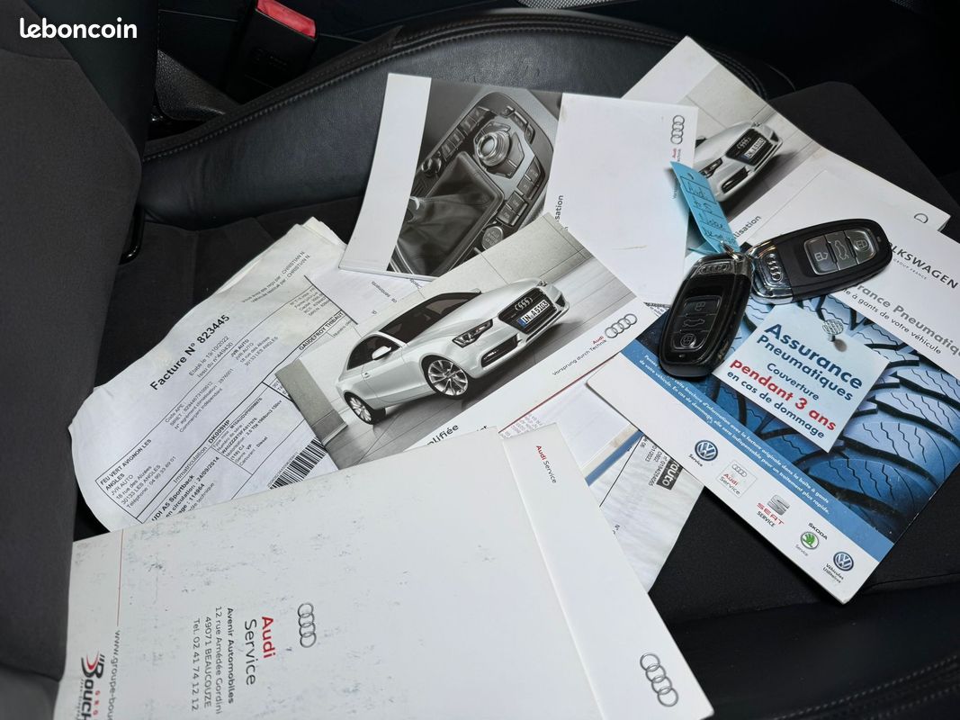 Audi a5 sportback 2.0 tdi 150 ch multitronic business line 5 places / radar av et ar / gps / semi cuir / garantie (image 8)