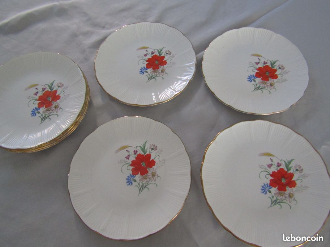 Assiettes dessert vintage (image 2)