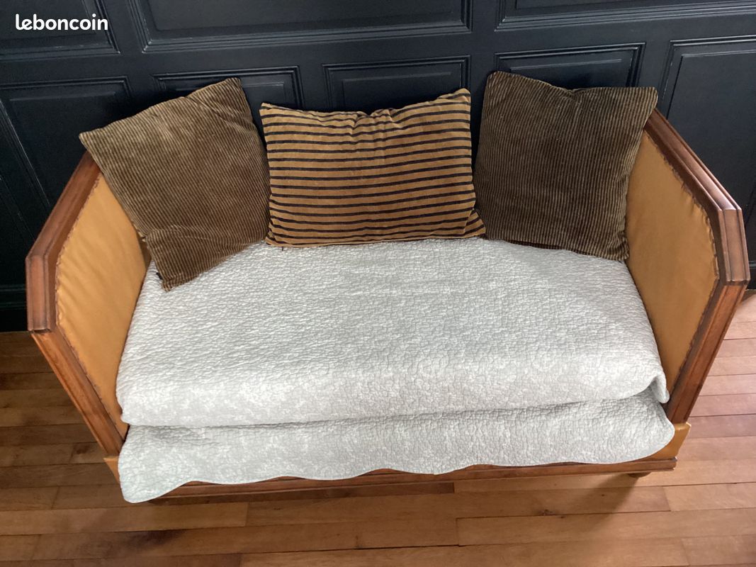 Banquette lit hirondelle ancienne