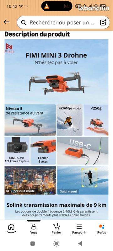 Drone fimi mini3 (image 1)
