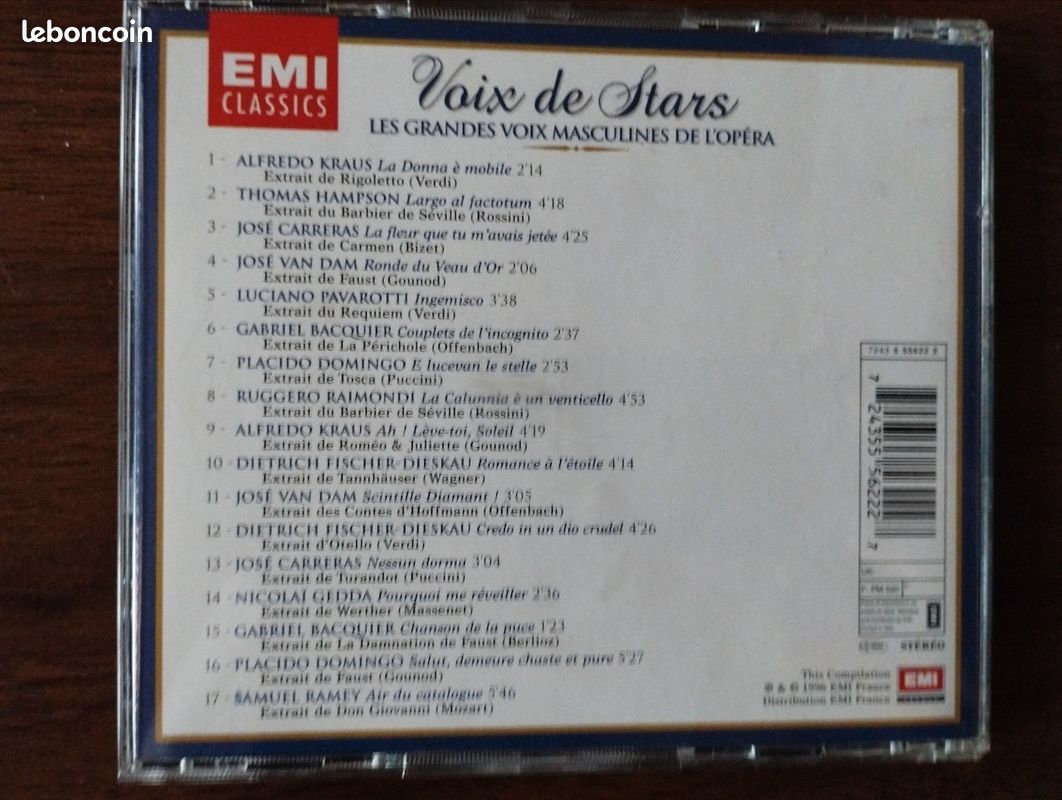 CD voix de stars, Opéra (image 2)