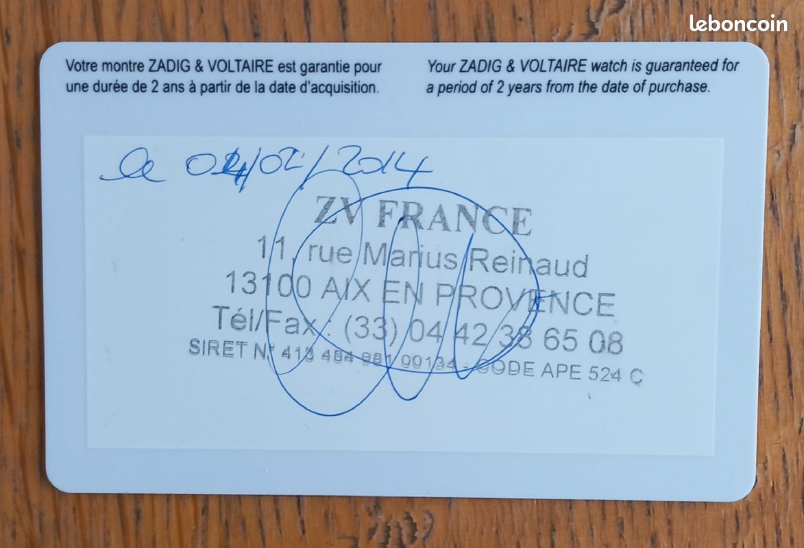 Montre Zadig & Voltaire (image 5)