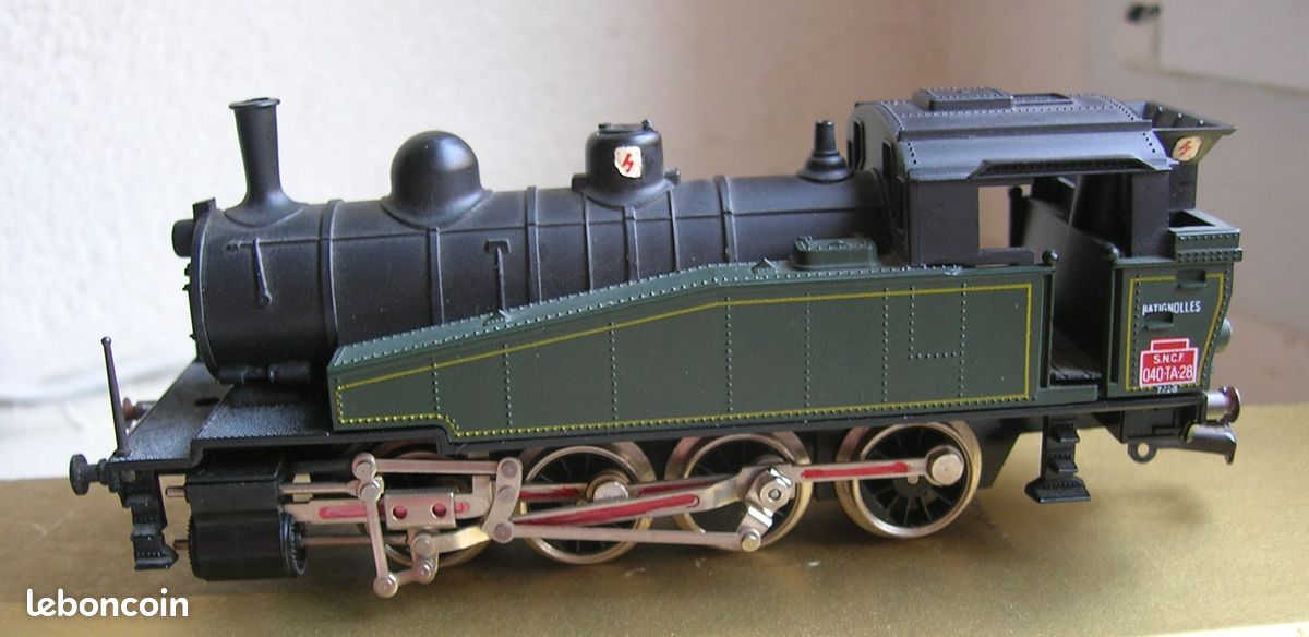 HO JOUEF LOCOMOTIVE Vapeur 040 Ta Cabine Ouverte Sncf Pour Pieces No
