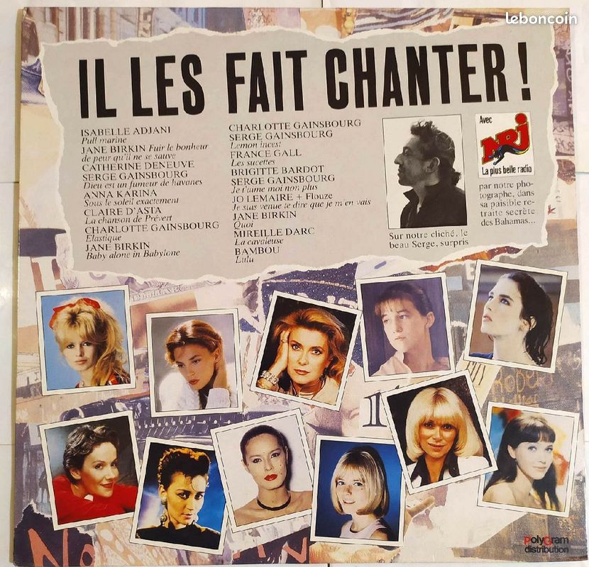 Gainsbourg (33t) Il Les Fait Chanter (image 1)
