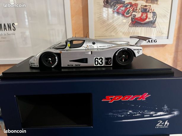 Miniature NO SPARK Sauber Mercedes C9 N°63 – Vainqueur Le Mans 1989 – 1/43