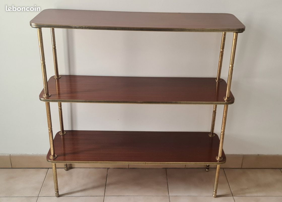 Lot de 3 consoles couleur acajou (image 8)