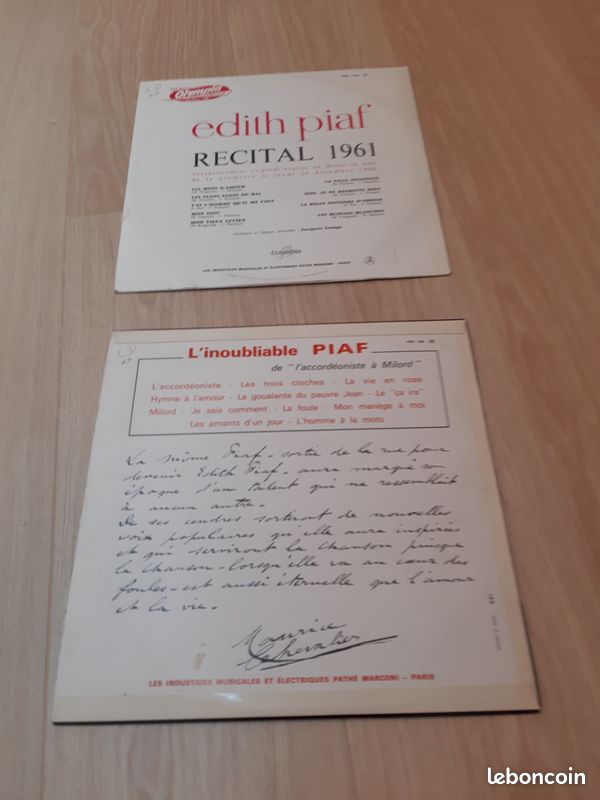 Vinyles Edith Piaf (image 2)