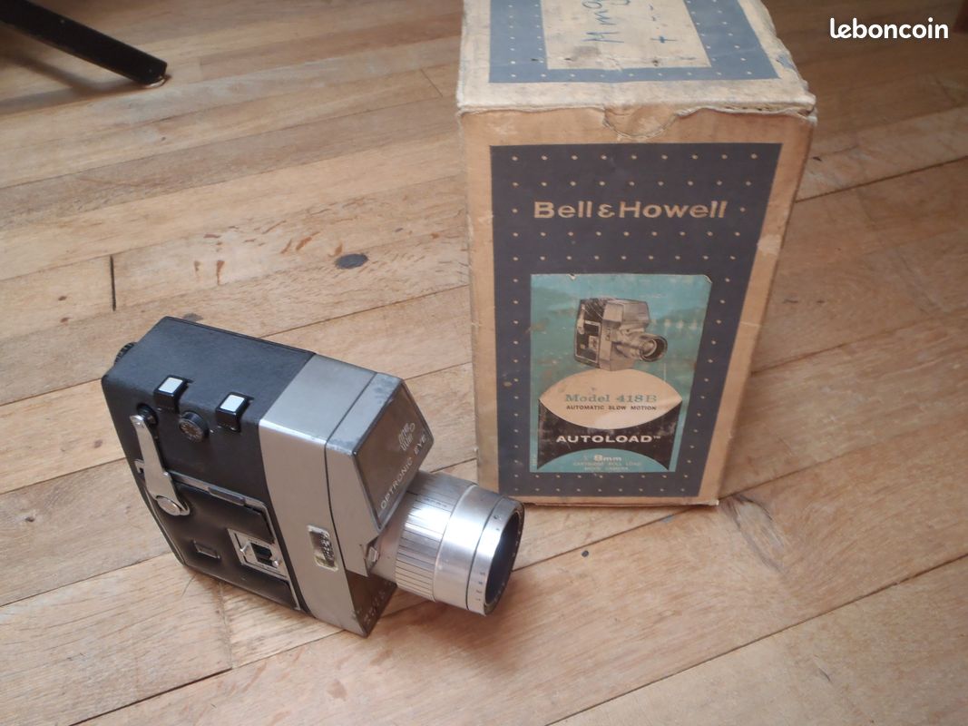 Caméra Vintage Bell & Howell Optronic Eye - Avec Boîte Et Manuel - Pour Collection