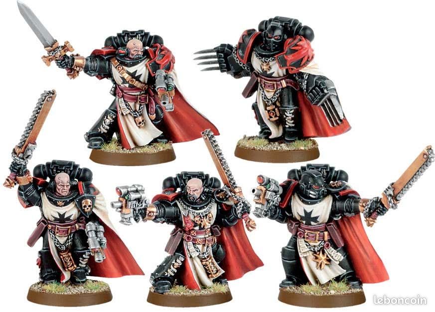 Space Marines - Black Templars - Frères d'Épée - Warhammer 40000 - - - Autos Miniatures