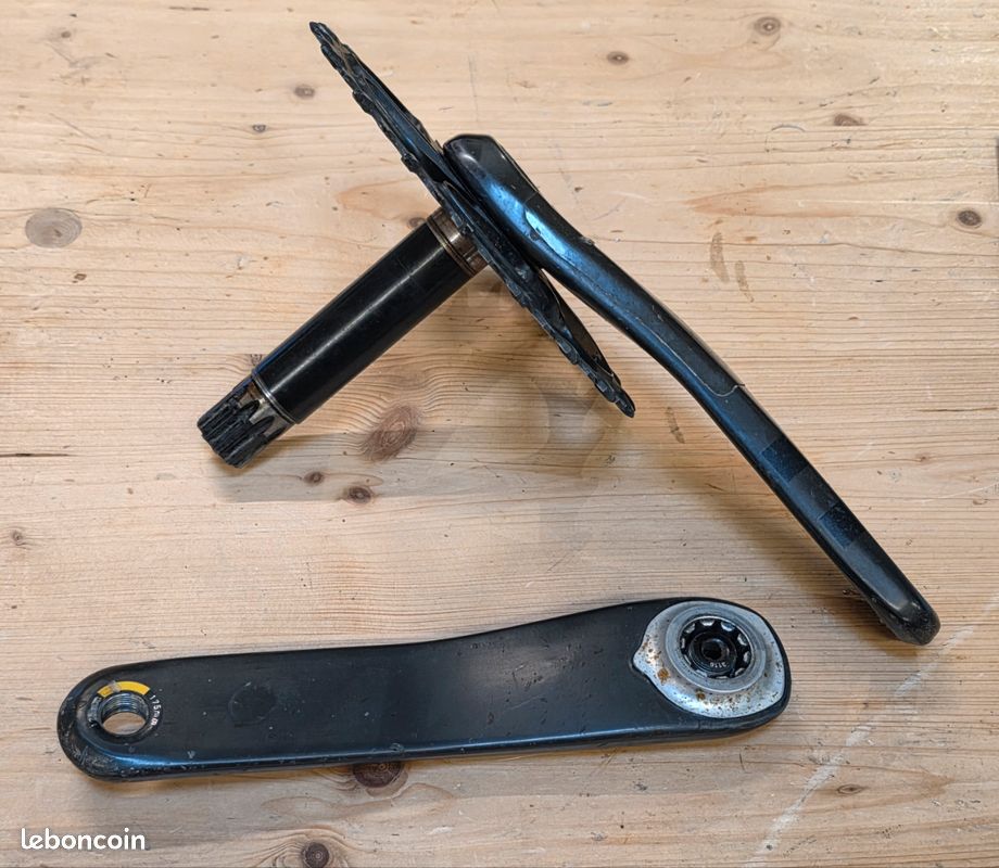 Pédalier VTT Sram GXP Carbone Occasion - Pour VTT Et Chemin - En Bon état