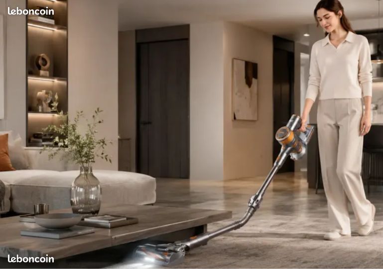 Aspirateur balai neuf sans fil leds tube flexible 22.2v (image 1)