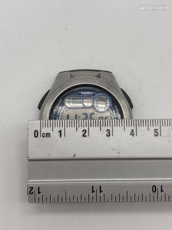 Montre Casio digitale homme argentée pile neuve fonctionnelle rétro sport - #B33 (image 7)