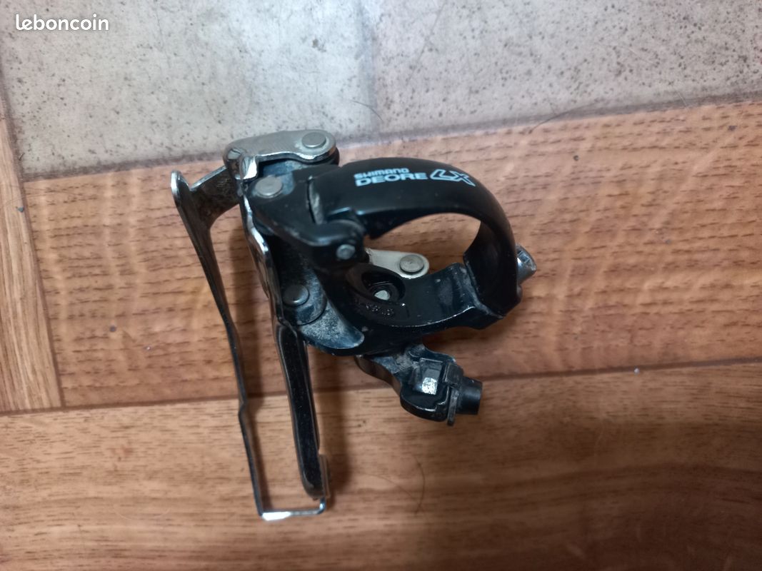 Dérailleur Avant Shimano Deore LX 9v – Pince 31,8mm Tirage Bas – Occasion