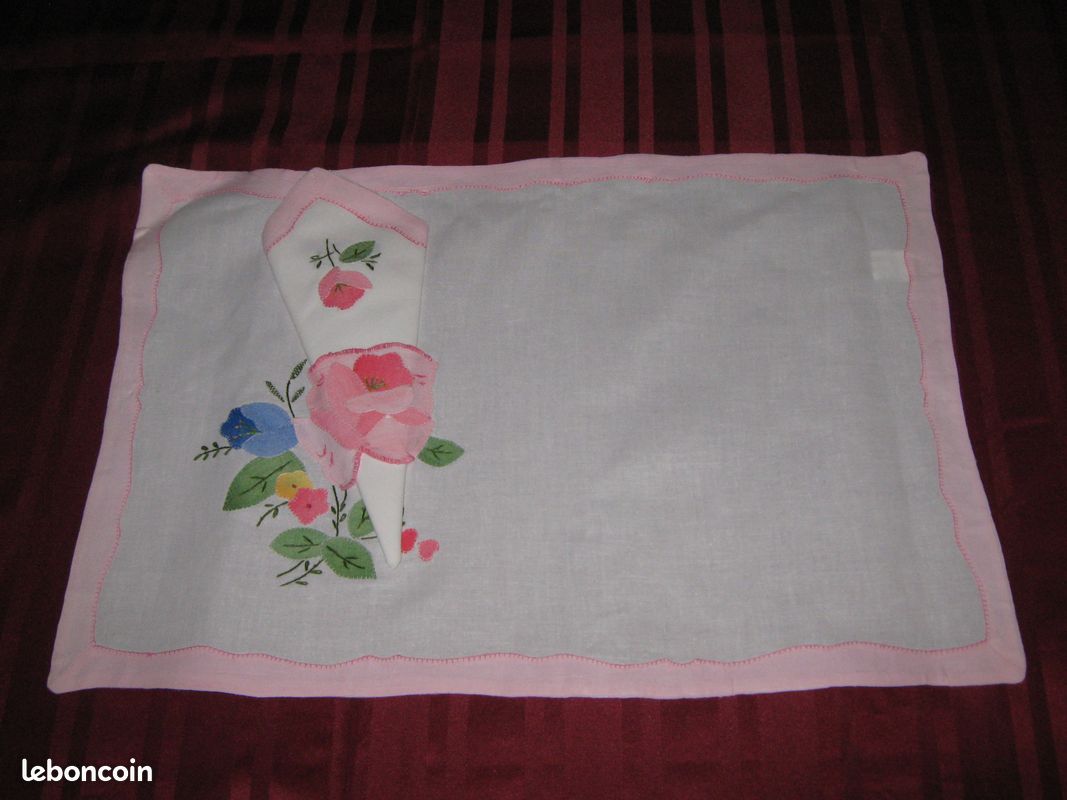 6 Set de table & 6 serviettes assorties - NEUF (image 2)