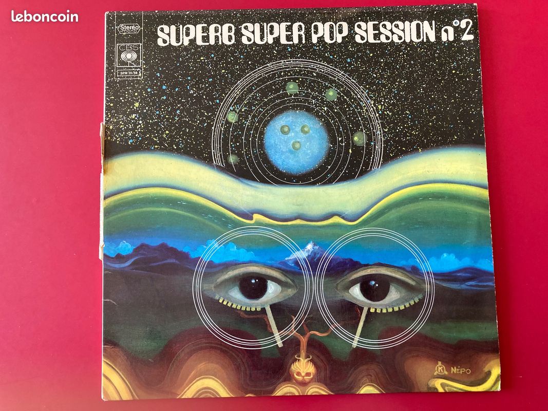 Vinyle 33 T. X2 "SUPER SUPER POP SESSION N° 2" (image 1)