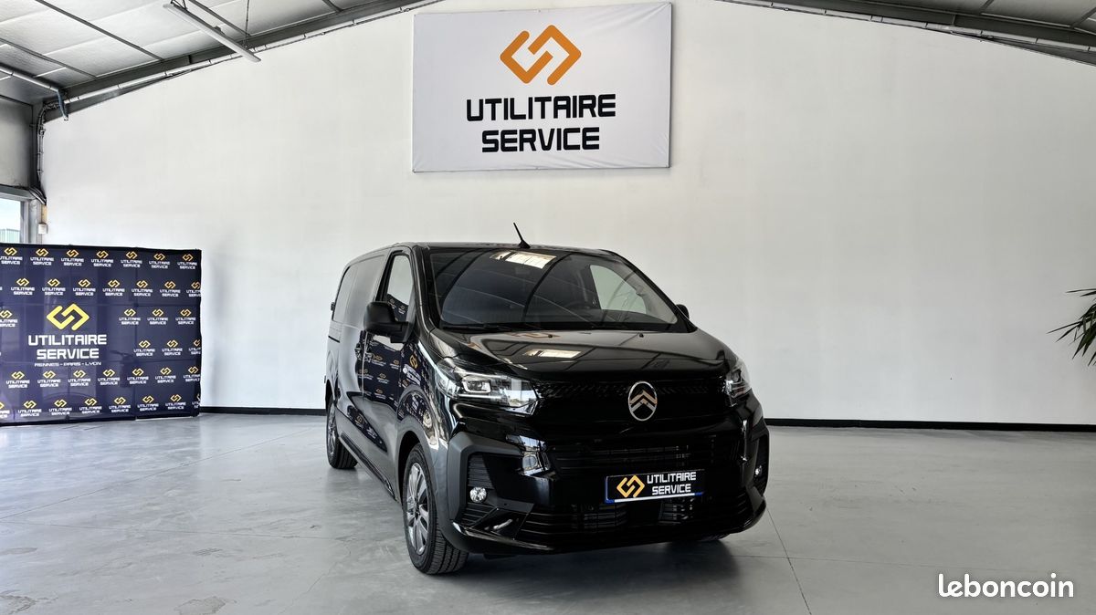 29 990 HT - CITROEN JUMPY M 2.2 180 cv bva PACK PREMIUM CONNECT + CONFORT NOIR neuf / tva recuperable (image 1)